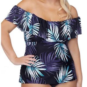 NWT Island Escape Tankini Swim Top